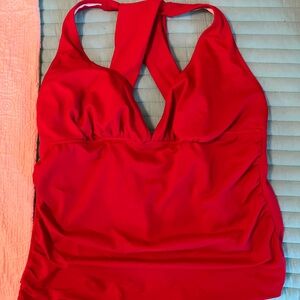 Red Halter Tankini Top, by Venus!